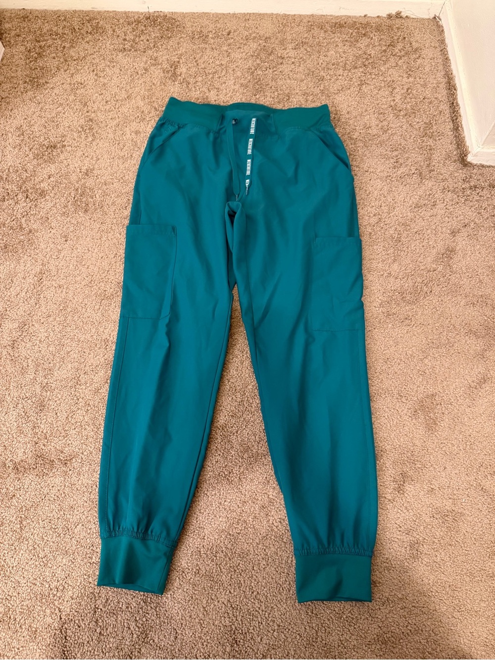 Women’s Medcouture Green Scrub Pant Joggers size Small
